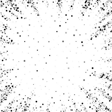 Dağınık yoğun balkon noktaları. Karanlık nokta dağılımı