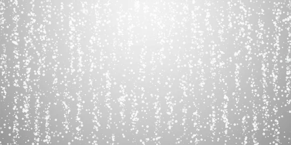 Increíble caída de nieve fondo de Navidad. Sutil — Vector de stock