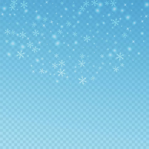 輝く雪のクリスマスの背景を麻痺させます。小F — ストックベクタ