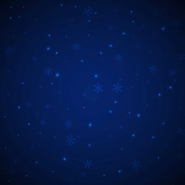 Spärlich glühender Schnee Weihnachten Hintergrund. Subtile f — Stockvektor