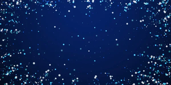 Падающий снежный рождественский фон. Суббота — стоковый вектор