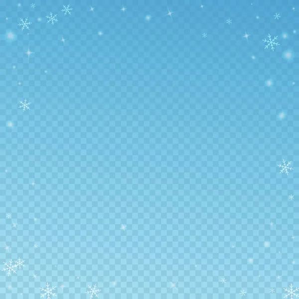 稀疏闪耀的雪白圣诞背景。微妙f — 图库矢量图片