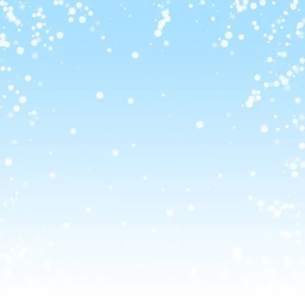 Krásné padající sníh vánoční pozadí. Subtl — Stockový vektor