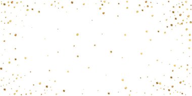 Nadir bulunan altın konfeti konfeti konfetisi. Kare