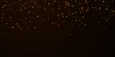 Kış yıldızlı, karlı Noel örtüsü. Noel zamanı.
