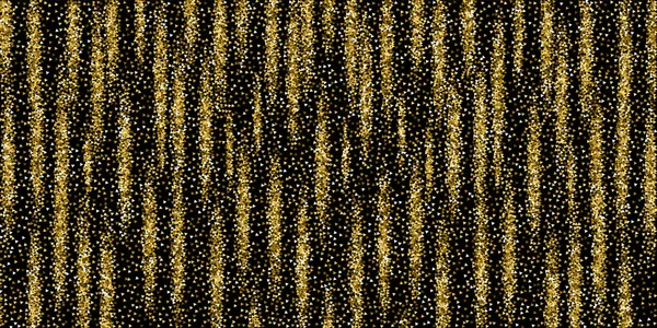 Triángulos de oro brillo lujo confeti espumoso. — Vector de stock