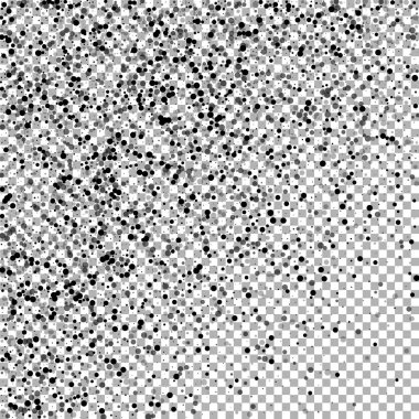 Dağınık yoğun balkon noktaları. Karanlık nokta dağılımı