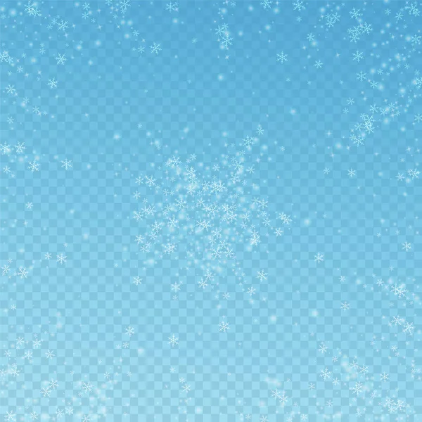 Hermosa nieve brillante fondo de Navidad. Sutil — Vector de stock