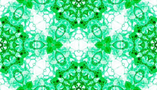 Зеленый бесшовный рисунок. Забавный нежный мыльный пузырь — стоковое фото