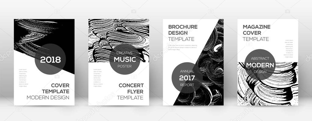 Cover page design template. Modern brochure layout