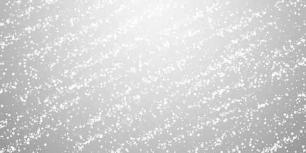 令人惊奇的降雪圣诞背景。淡淡的 — 图库矢量图片