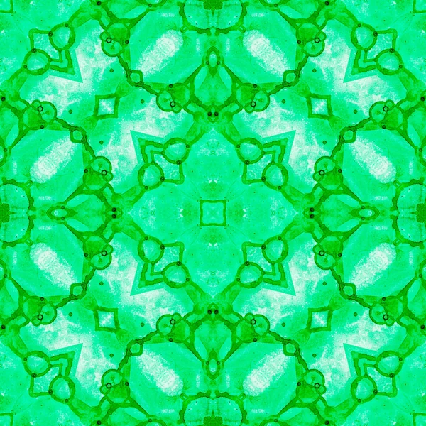 Yeşil seamless modeli. Sanatsal hassas sabun bub