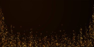 Güzel, yıldızlı, karlı Noel örtüsü. Noel