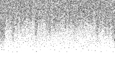 Gümüş parıltılı, ışıl ışıl, konfeti. Scattere