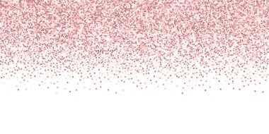 Pembe altın parıltılı lüks konfeti. Scatt.