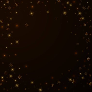 Kış yıldızlı, karlı Noel örtüsü. Noel zamanı.