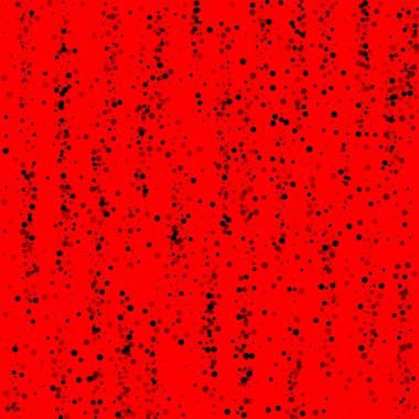 Dağınık yoğun balkon noktaları. Karanlık nokta dağılımı