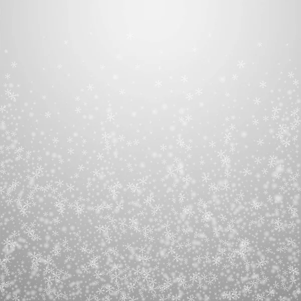 Beautiful glowing snow Christmas background. Subtl — Stock Vector