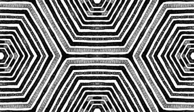 Siyah ve beyaz Geometrik Suluboya. Dazzlin