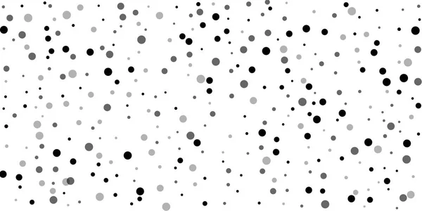 Des points noirs éparpillés au hasard. Dispersion des points sombres — Image vectorielle