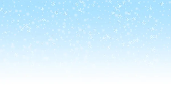 Řídce zářící sníh vánoční pozadí. Jemné f — Stock fotografie