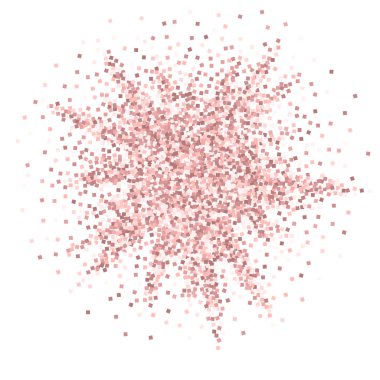 Pembe altın parıltılı lüks konfeti. Scatt.