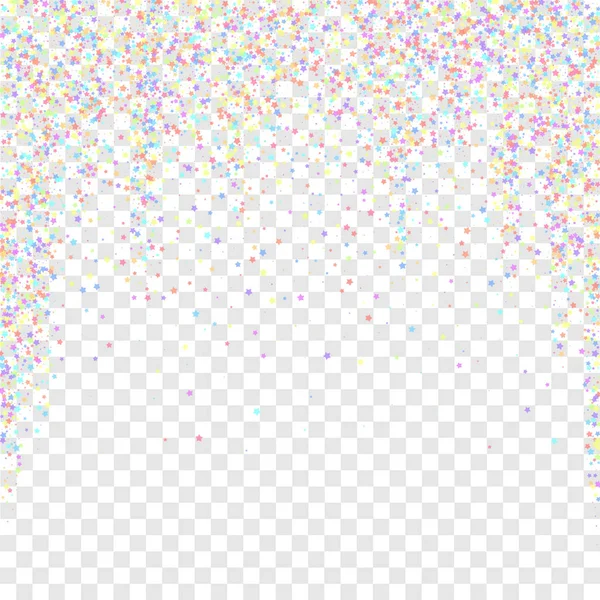 Confeti festivo. Estrellas de celebración. Estrella colorida — Vector de stock