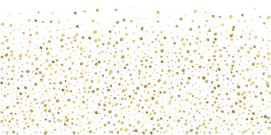 Nadir bulunan altın konfeti konfeti konfetisi. Kare