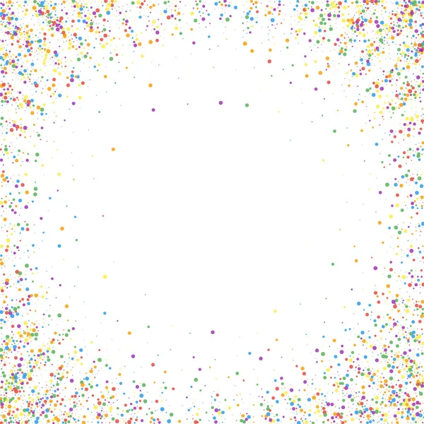 Des confettis festifs. Des stars de la fête. Conf coloré — Image vectorielle