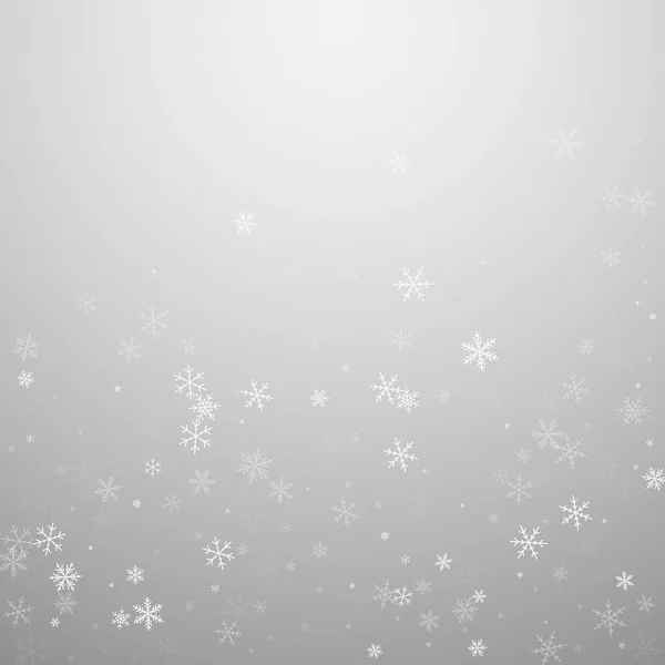 Kleine sneeuwval Kerst achtergrond. Subtiele flyin — Stockfoto