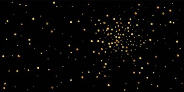 Nadir bulunan altın konfeti konfeti konfetisi. Kare