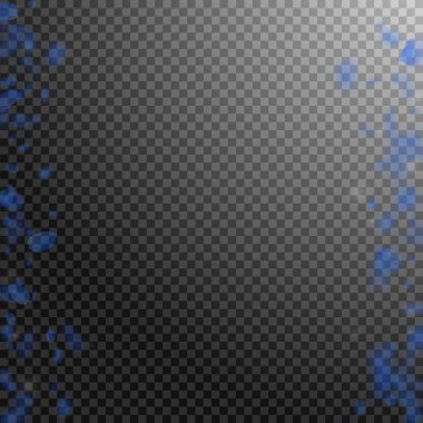 Koyu mavi çiçek yaprakları dökülüyor. Optimal Roma