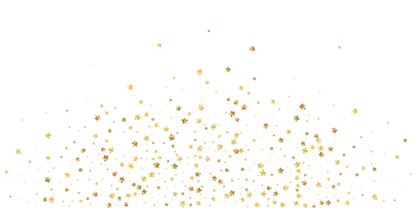 Altın yıldızlı, pırıl pırıl lüks konfeti. Scatt.