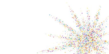 Şenlikli konfeti. Kutlama yıldızları. Neşeli bir şenlik