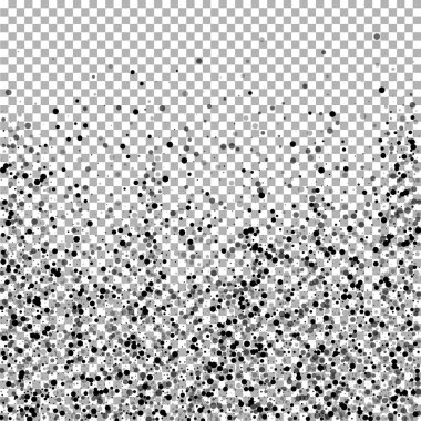 Dağınık yoğun balkon noktaları. Karanlık nokta dağılımı