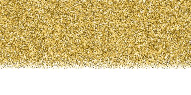 Yuvarlak altın parıltılı lüks konfeti. Dağılın