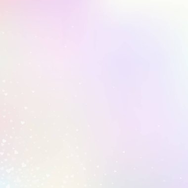 Beyaz kalp konfetileri sever. Sevgililer günü köşesi