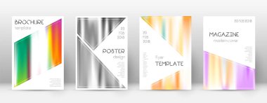 El ilanı düzeni. Üçgen olumlu şablonu Broch için