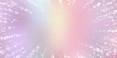 Beyaz kalp konfetileri sever. Sevgililer günü vignet