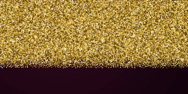 Altın parıltılı lüks konfeti. Dağınık 