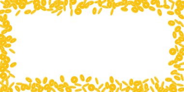 Çin Yuan paraları düşüyor. Dağınık küçük CNY ortakları