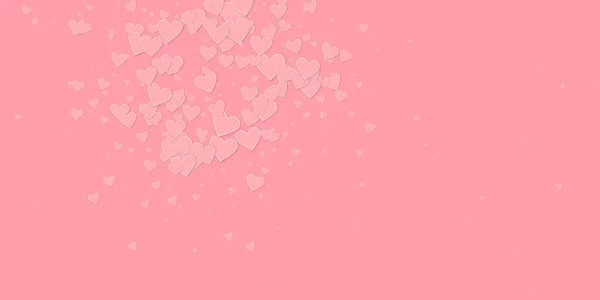 Il cuore rosa ama i confetti. San Valentino explosi — Vettoriale Stock