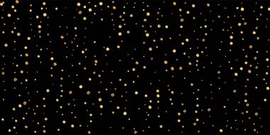 Nadir bulunan altın konfeti konfeti konfetisi. Kare