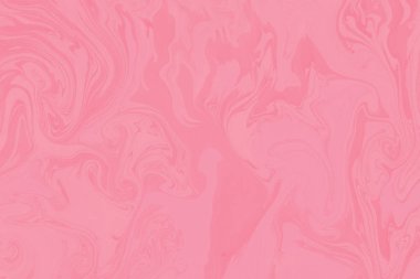 Suminagashi mermer doku el ile Pembe boyalı 