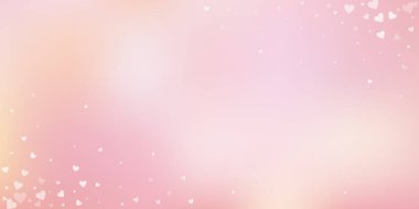 Beyaz kalp konfetileri sever. Sevgililer günü köşesi