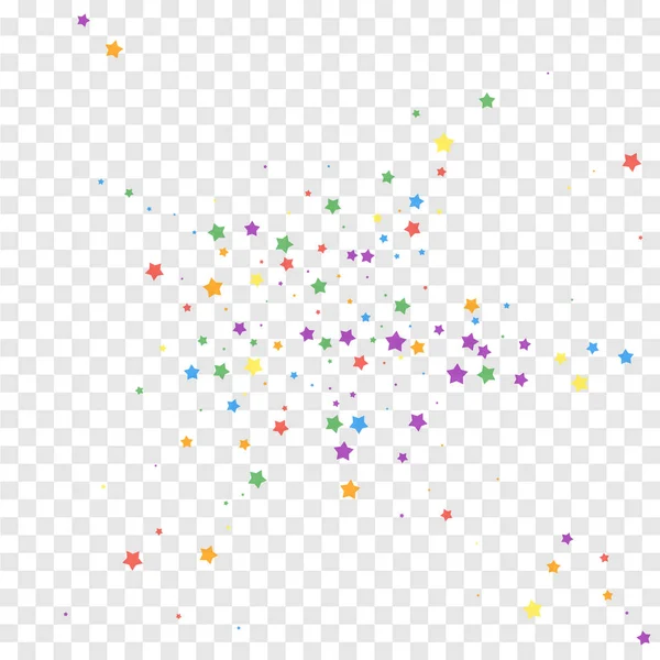 Confeti festivo. Estrellas de celebración. Estrellas alegres — Vector de stock