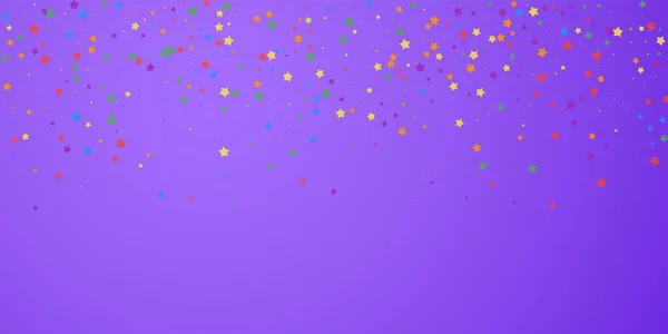 Confeti festivo. Estrellas de celebración. Estrellas alegres — Vector de stock