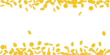 Amerikan dolarları düşüyor. Dağınık küçük USD