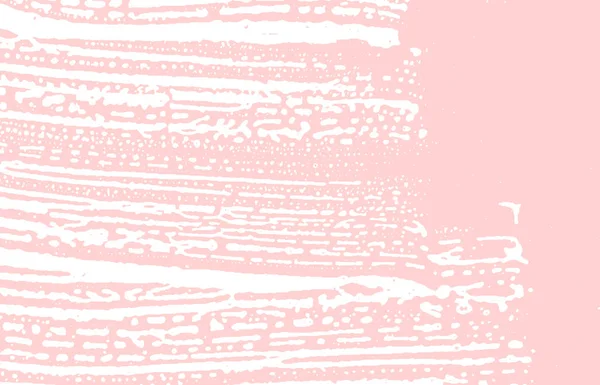 Grunge texture. Distress pink rough trace. Gracefu — Stock Vector