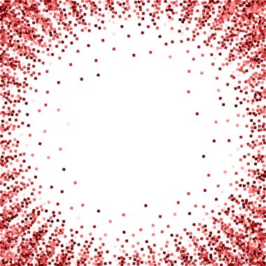 Kırmızı altın parıltılı lüks konfeti. Scatte